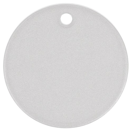 13mm 925 Sterling Silver Round Sequin - 0.8mm thick - matt x1