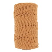 2mm Macramé cotton cord spool - Mustard x100m