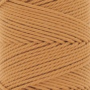 2mm Macramé cotton cord spool - Mustard x100m