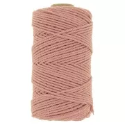 2mm Macramé cotton cord spool - Blush x100m
