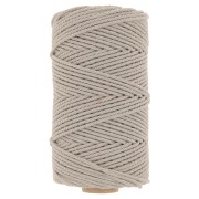2mm Macramé cotton cord spool - Linen x100m|raw }}