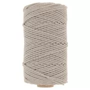 2mm Macramé cotton cord spool - Linen x100m