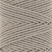 2mm Macramé cotton cord spool - Linen x100m