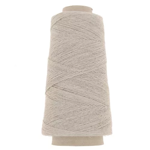 Reel of 1.2 mm linen thread - Natural x200gr