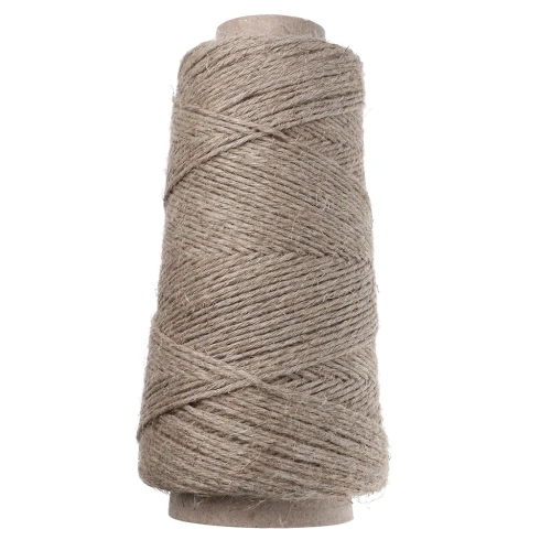 Reel of 2 mm linen thread - Natural x200gr