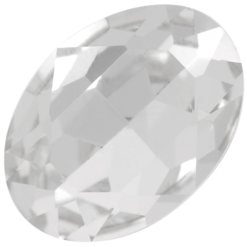 18x13mm oval Aurora A4120 Cabochon - Crystal x1