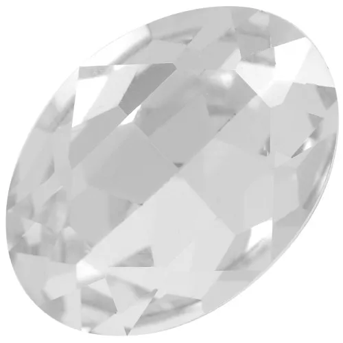 18x13mm oval Aurora A4120 Cabochon - Crystal x1