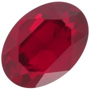18x13mm oval Aurora A4120 Cabochon - Ruby x1
