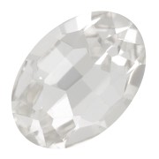 14x10mm oval Aurora A4120 Cabochon - Crystal x1