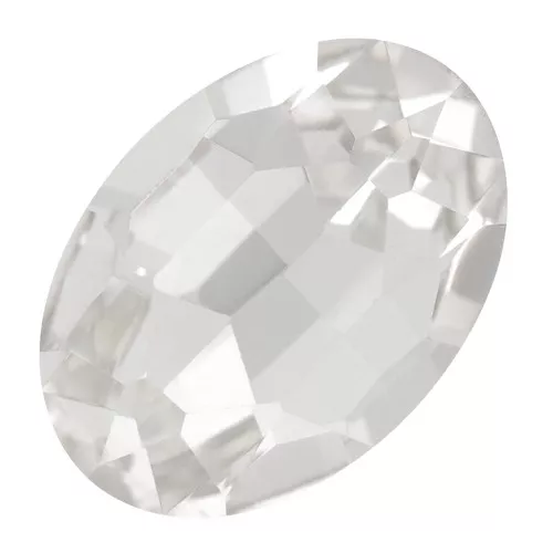 14x10mm oval Aurora A4120 Cabochon - Crystal x1