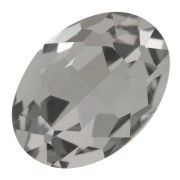 14x10mm oval Aurora A4120 Cabochon - Black Diamond x1|raw }}