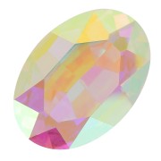 14x10mm oval Aurora A4120 Cabochon - Crystal AB x1