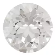 6mm round Aurora A1088 Cabochon - Crystal x1