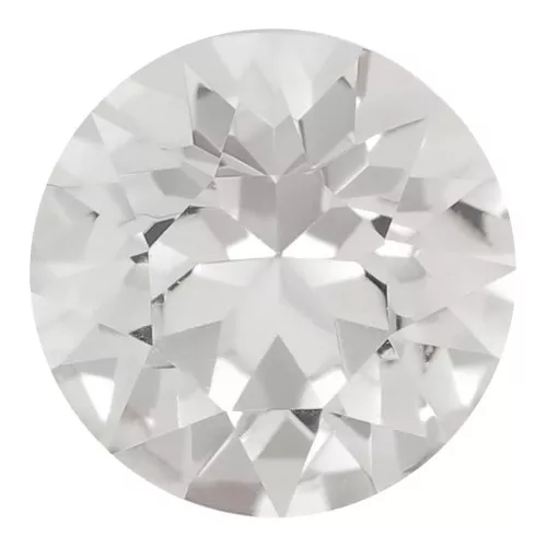 6mm round Aurora A1088 Cabochon - Crystal x1