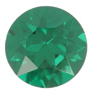 6mm round Aurora A1088 Cabochon - Emerald x1|raw }}