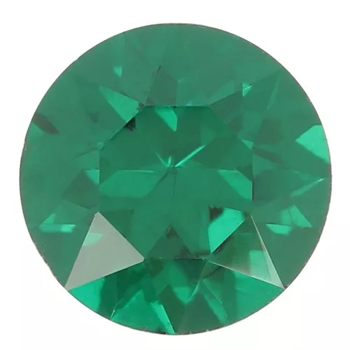 6mm round Aurora A1088 Cabochon - Emerald x1
