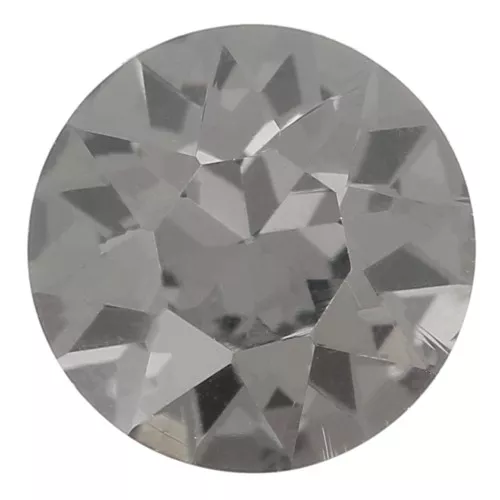 6mm round Aurora A1088 Cabochon - Black Diamond x1