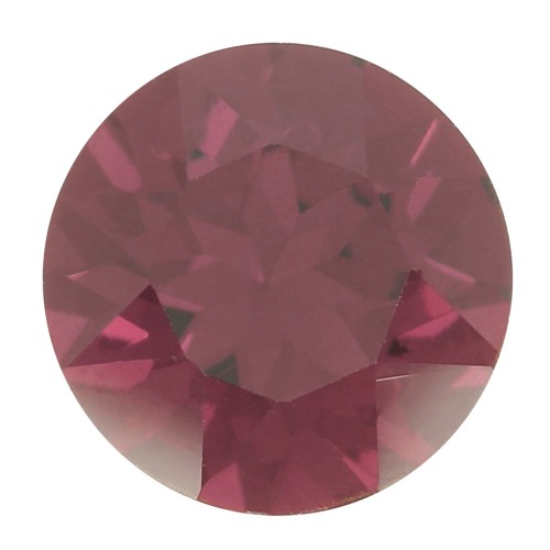 6mm round Aurora A1088 Cabochon - Burgundy x1