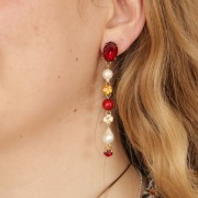 6mm round Aurora A1088 Cabochon - Ruby x1