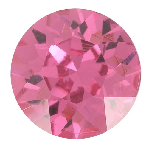 6mm round Aurora A1088 Cabochon - Rose x1