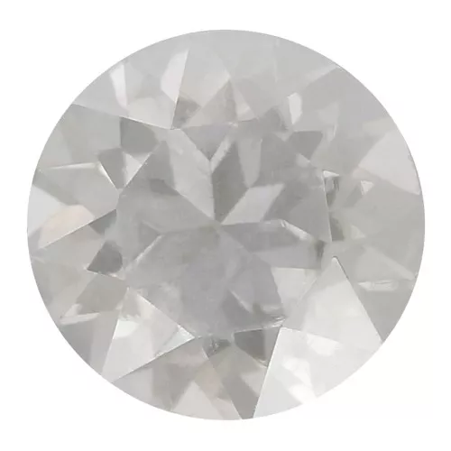 6mm round Aurora A1088 Cabochon - Crystal Silver Shade x1