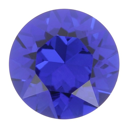 6mm round Aurora A1088 Cabochon - Capri Blue x1