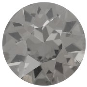8mm round Aurora A1088 Cabochon - Black Diamond x1