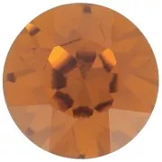 8mm round Aurora A1088 Cabochon - Topaz x1