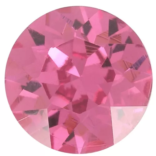 8mm round Aurora A1088 Cabochon - Rose x1