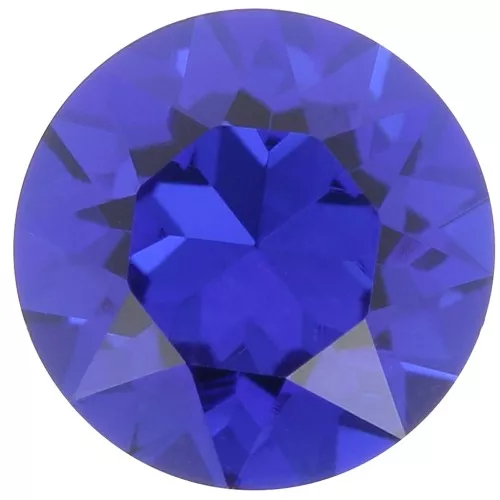 8mm round Aurora A1088 Cabochon - Capri Blue x1
