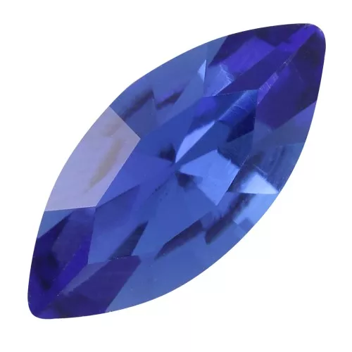 10x5mm Aurora A4200 navette cabochon - Capri Blue x1