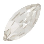 10x5mm Aurora A4200 navette cabochon - Crystal Silver Shade x1|raw }}