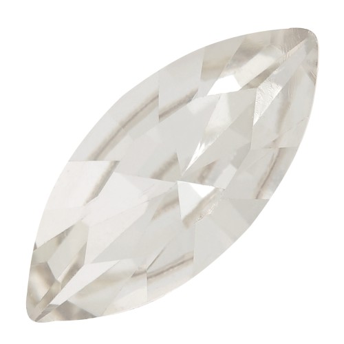 10x5mm Aurora A4200 navette cabochon - Crystal Silver Shade x1