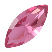 10x5mm Aurora A4200 navette cabochon - Rose x1