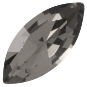 15x7mm Aurora A4200 navette cabochon - Black Diamond x1|raw }}