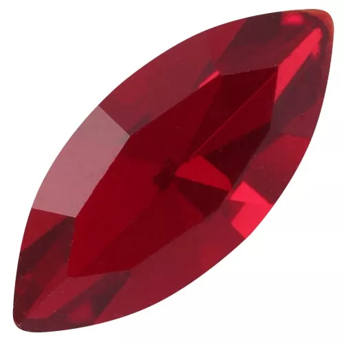 15x7mm Aurora A4200 navette cabochon - Ruby x1