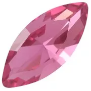 15x7mm Aurora A4200 navette cabochon - Rose x1