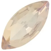 15x7mm Aurora A4200 navette cabochon - Crystal Golden Shadow x1