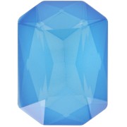 18x13mm Aurora Octagon Cabochon A4627 - Crystal Electric Blue x1|raw }}