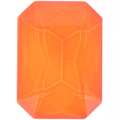 18x13mm Aurora Octagon Cabochon A4627 - Crystal Electric Orange x1