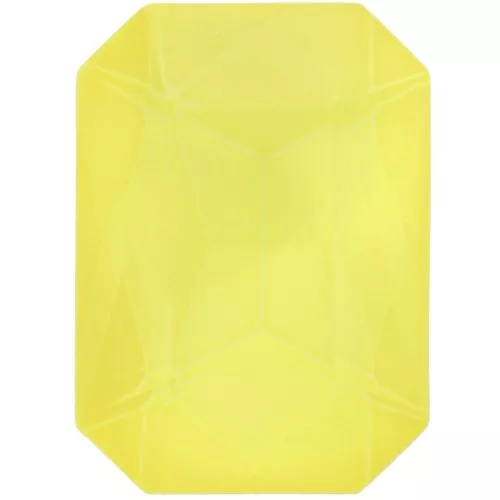 18x13mm Aurora Octagon Cabochon A4627 - Crystal Electric Yellow x1