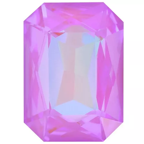 18x13mm Aurora Octagon Cabochon A4627 - Crystal Lilac Delite x1