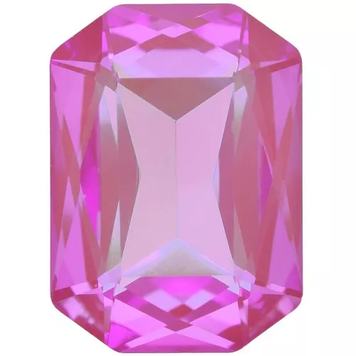18x13mm Aurora Octagon Cabochon A4627 - Crystal Lotus Pink Delite x1
