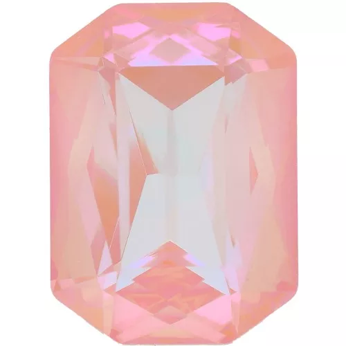 18x13mm Aurora Octagon Cabochon A4627 - Crystal Peach Delite x1
