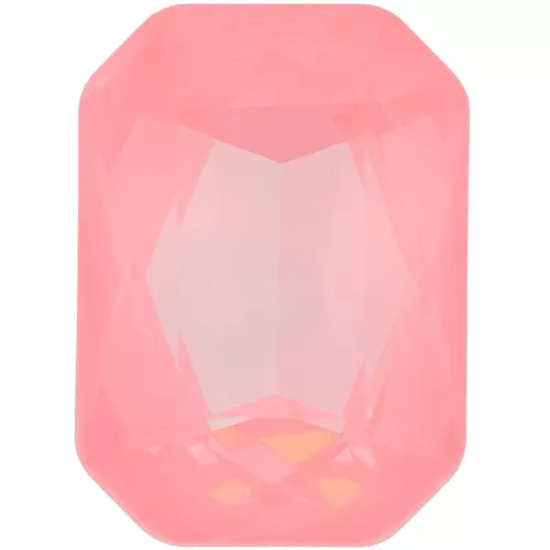 18x13mm Aurora Octagon Cabochon A4627 - Crystal Powder Rose Delite x1