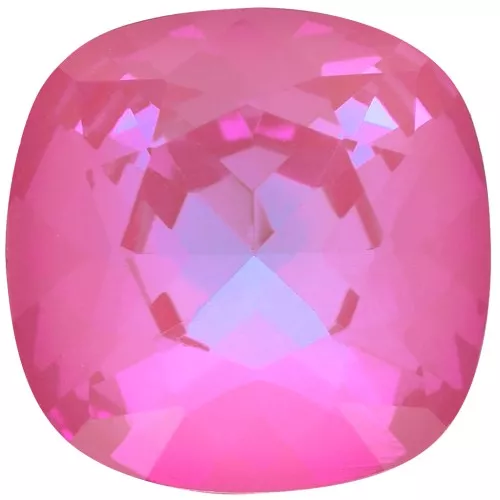 12mm Aurora square Cabochon A4470 - Crystal Lotus Pink Delite x1