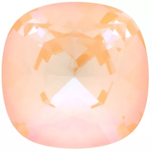 12mm Aurora square Cabochon A4470 - Crystal Peach Delite x1