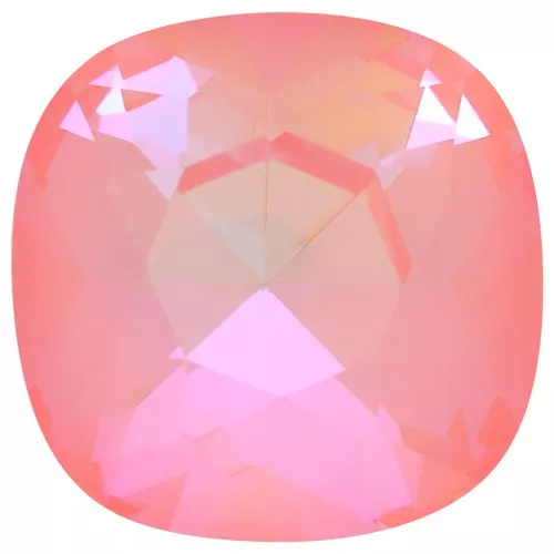 12mm Aurora square Cabochon A4470 - Crystal Powder Rose Delite x1