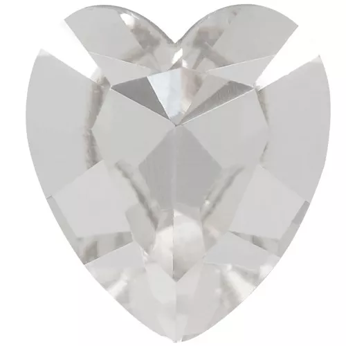11x10mm Aurora Heart Cabochon - Antique Heart A4831 - Crystal x1