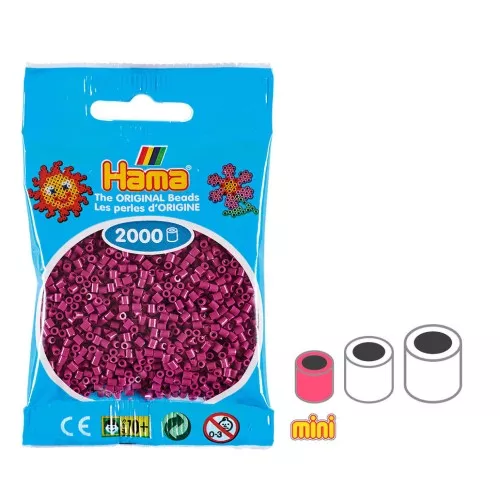 Hama Mini Multi beads - Plum (n°82) x2000